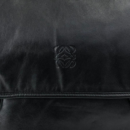 LOEWE Anagram Shoulder bag Black Vintage stpht7