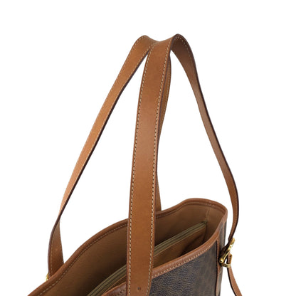 CELINE Macadam Blason Handbag  Totebag Brown Vintage ny5rrc