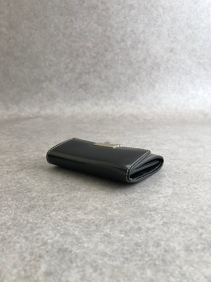 GUCCI Coin Purse Black Vintage fhgssf