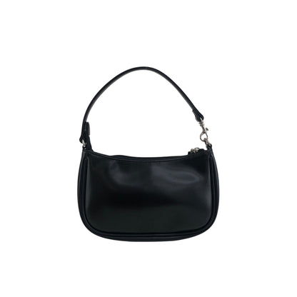 Yves Saint Laurent Logo Small Handbag Black Vintage bva8kv