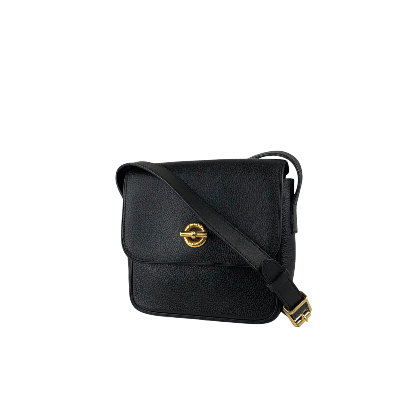 CELINE Toggle Clasp Shoulder bag Black Vintage 6i3ni8