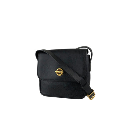CELINE Toggle Clasp Shoulder bag Black Vintage 6i3ni8