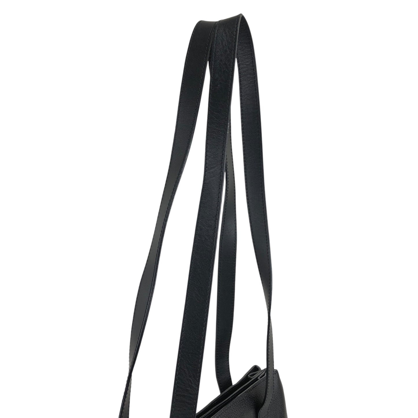 CELINE Toggle Clasp Shoulder bag Black Vintage dfgr6w