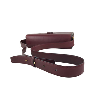 Cartier Turn Lock  Shoulder bag Bordeaux Vintage mjvugd