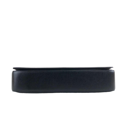 BURBERRY Nova Check Flap PVC Leather Shoulder bag Brown Vintage 3yxs46