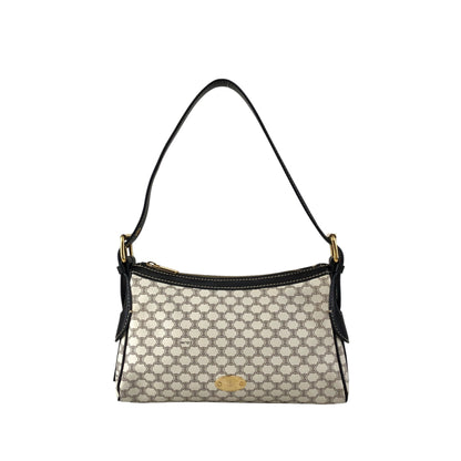 CELINE Macadam Triomphe Shoulder bag White Vintage frfffi