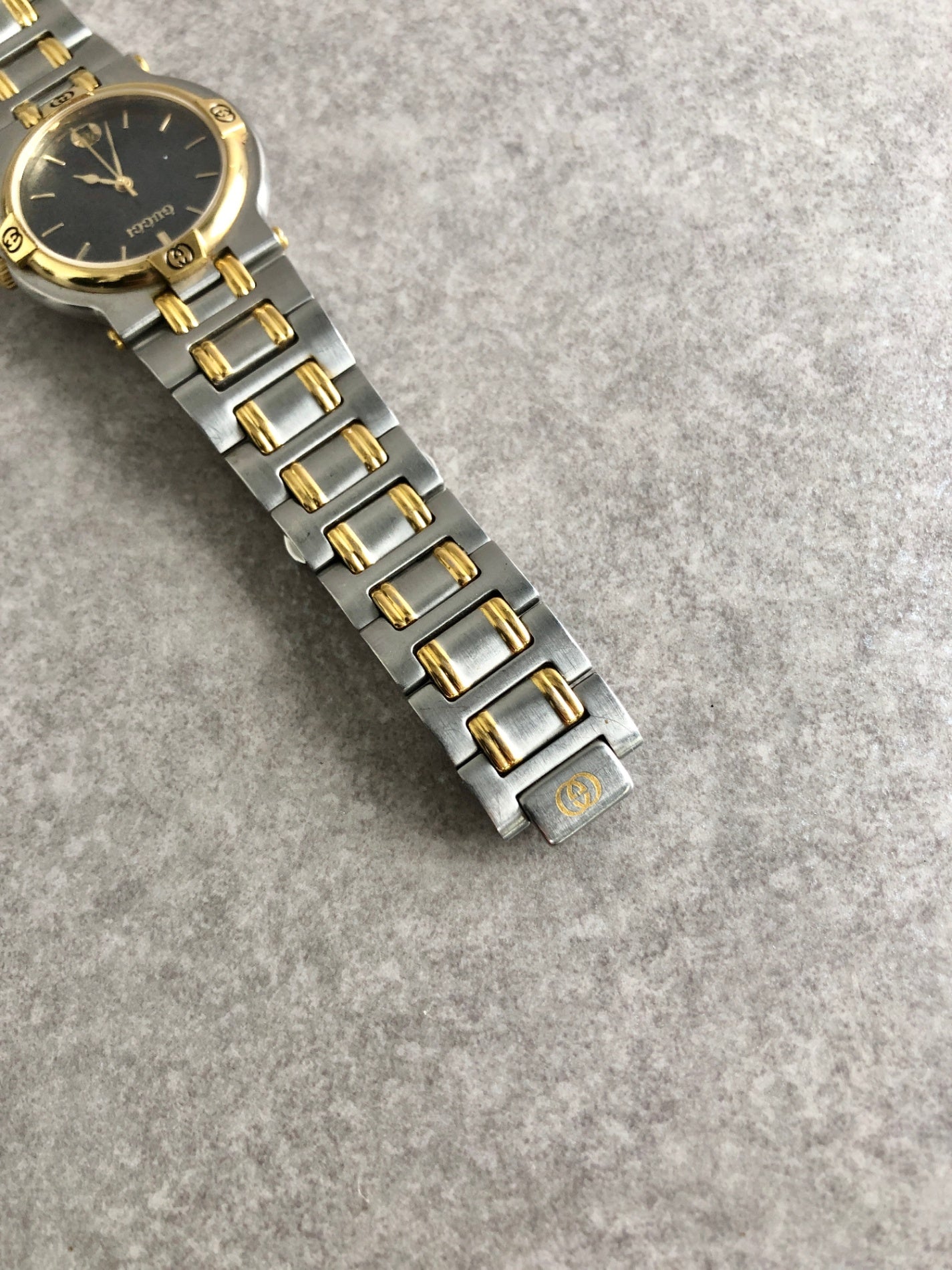 GUCCI Quartz Watch Silver 9000M Vintage z7pii8