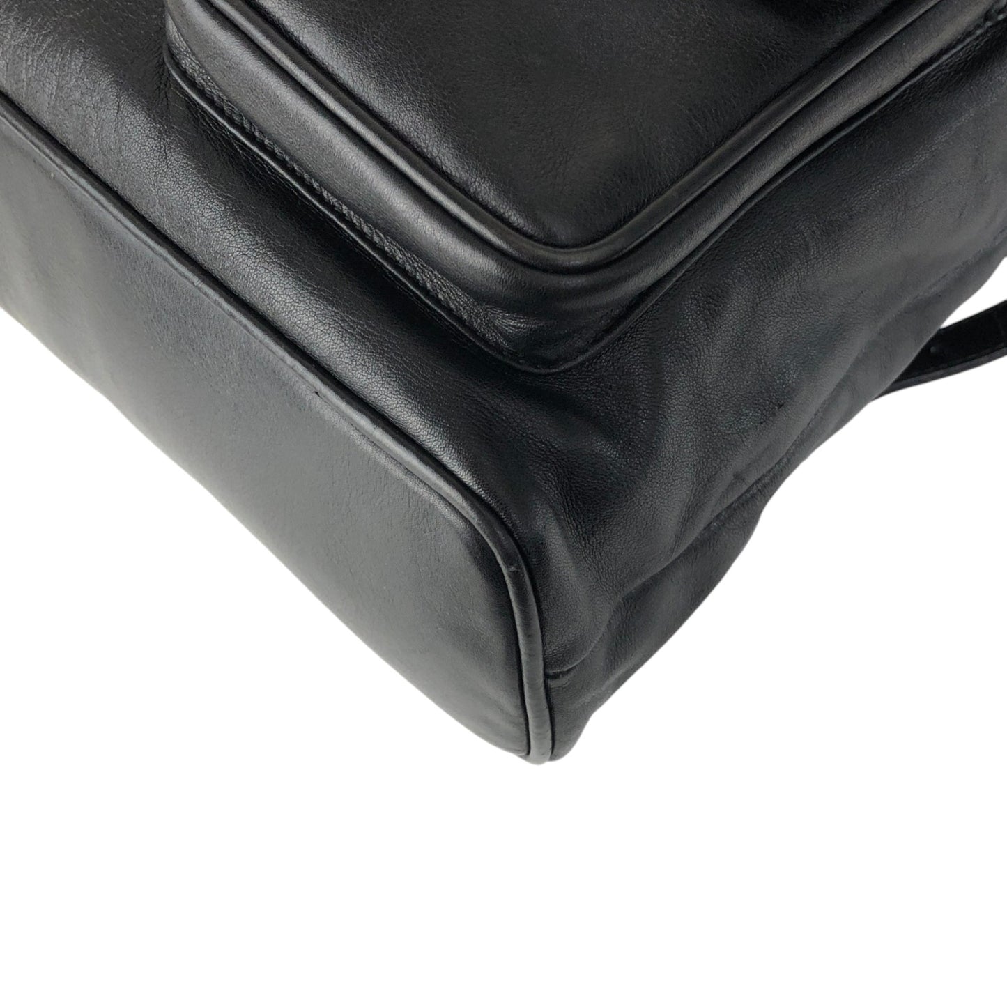 GUCCI Bamboo Double Pocket Backpack Black Vintage 3ug5ej