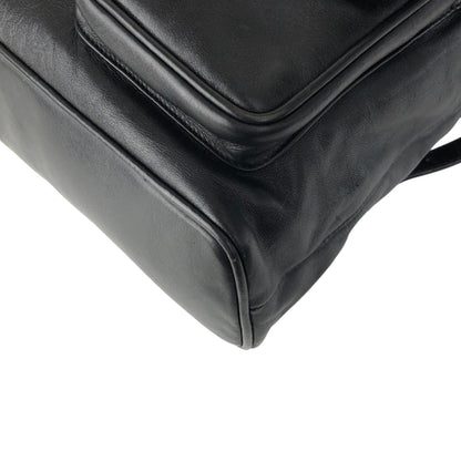 GUCCI Bamboo Double Pocket Backpack Black Vintage 3ug5ej