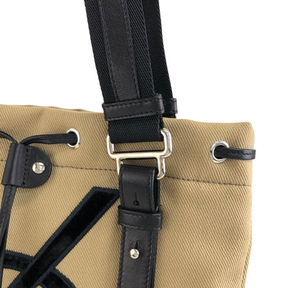 Yves Saint Laurent YSL Logo Totebag Beige Vintage tc7pge