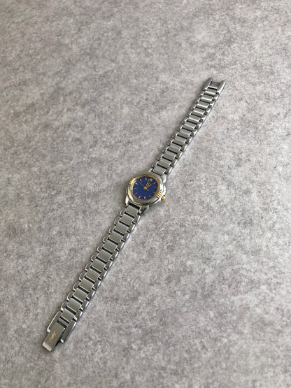 Yves Saint Laurent Quartz Watch Silver 5930-F91474 Vintage jwpxz8