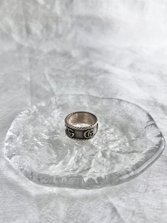 GUCCI Ring Silver Vintage 6gdf8j