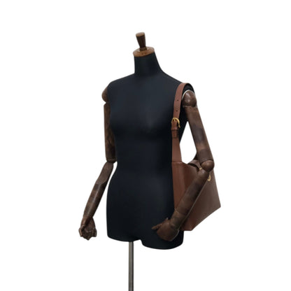 Salvatore Ferragamo Gancini Shoulder bag Brown Vintage xfdst7