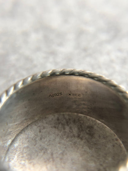GUCCI Ring Silver Vintage 6gdf8j