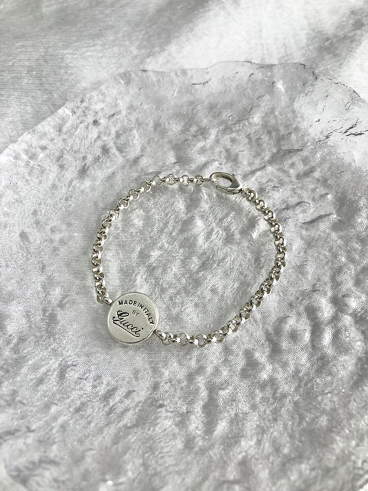 GUCCI SILVER925 Bracelet Silver Vintage 35zmd3