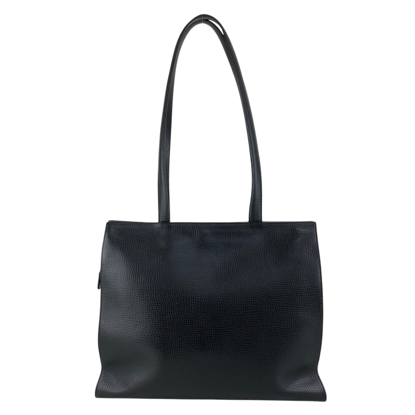 Christian Dior CD Logo Handbag Totebag Black Vintage 7e6azr