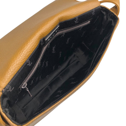 Yves Saint Laurent Logo Shoulder bag Brown Vintage 24deyg