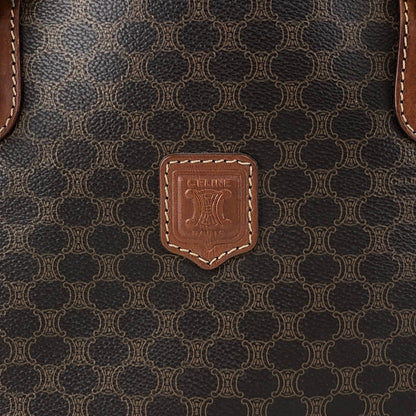 CELINE Macadam Blason Totebag Brown Vintage tdcdrg