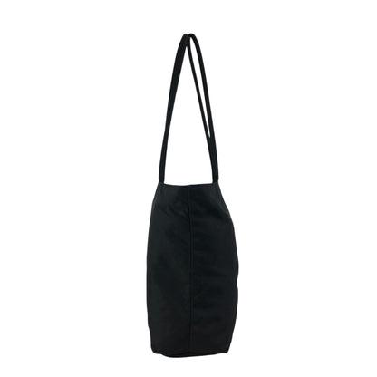 PRADA Tessuto Triangle Logo Handbag Totebag Black Vintage prni67