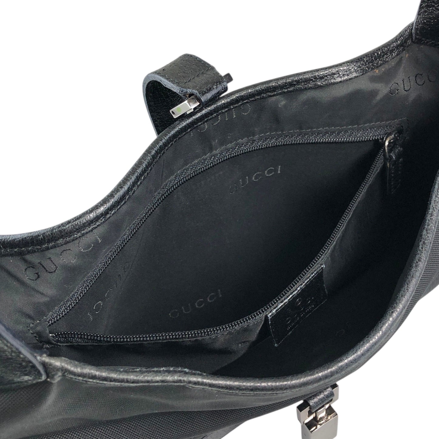 GUCCI Jackie Shoulder bag Black Vintage bce64k