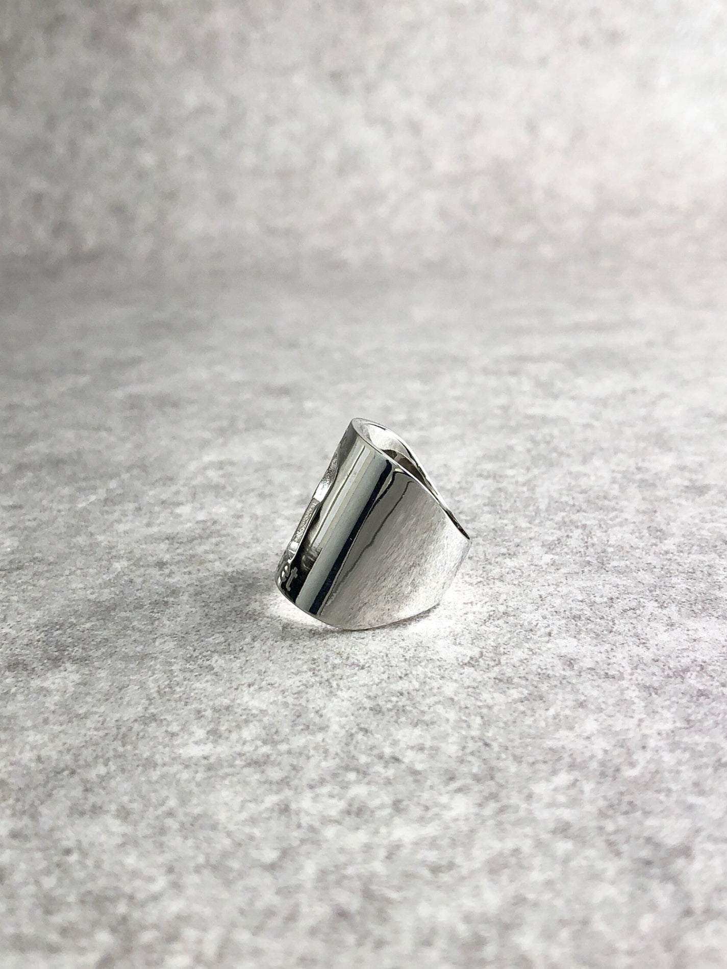 Christian Dior Ring Silver Vintage rn3y82