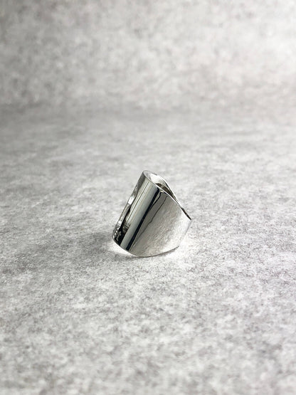 Christian Dior Ring Silver Vintage rn3y82