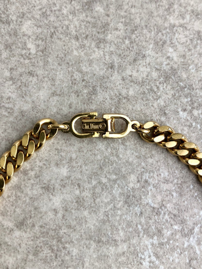 Christian Dior Bracelet Gold Vintage 2mtjbe