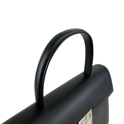 GIVENCHY Logo Two-way Handbag Shoulder bag Black Vintage 6rr85x