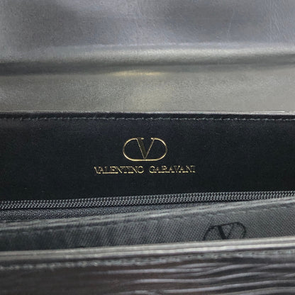 VALENTINO GARAVANI Circle Logo Two-way Handbag Shoulder bag Black Vintage swvrnt