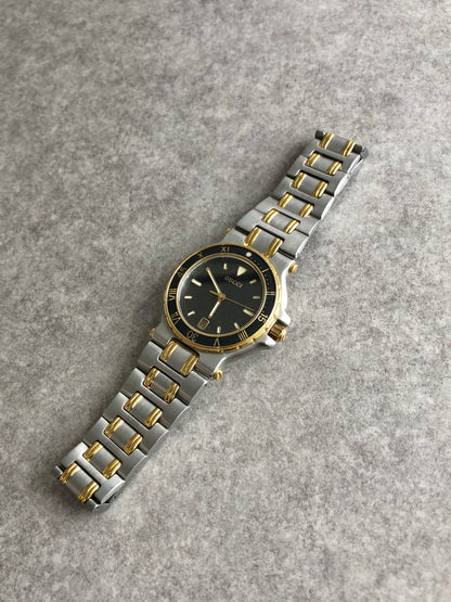GUCCI Watch Silver×Gold 9700L Vintage vucvja