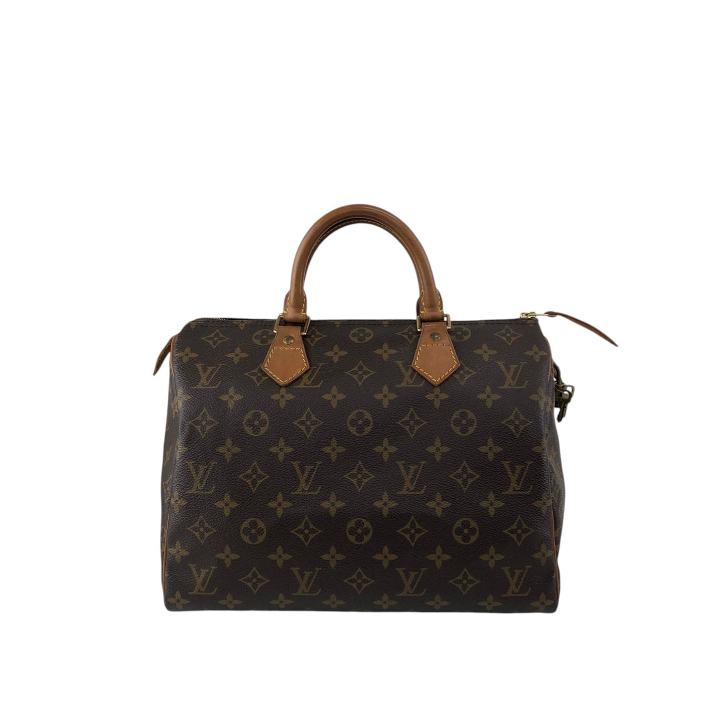LOUIS VUITTON Monogram Boston bag Handbag Brown Vintage ancjxg