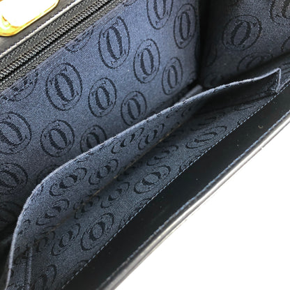 Cartier Chain Shoulder bag Navy Vintage s7zk4c