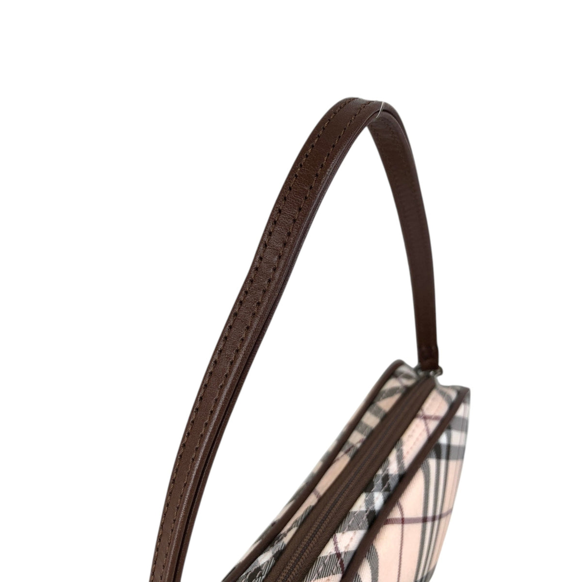 BURBERRY Check Small Handbag Beige Vintage t7rvr4