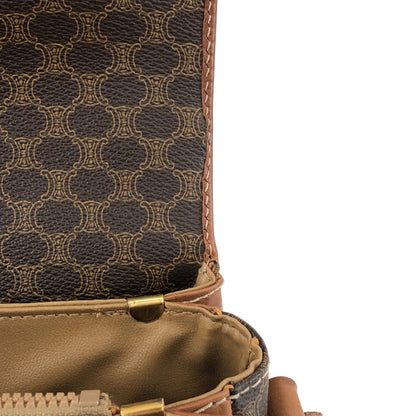 CELINE Macadam Horse Bit Shoulder bag Brown Vintage 3h7y8z