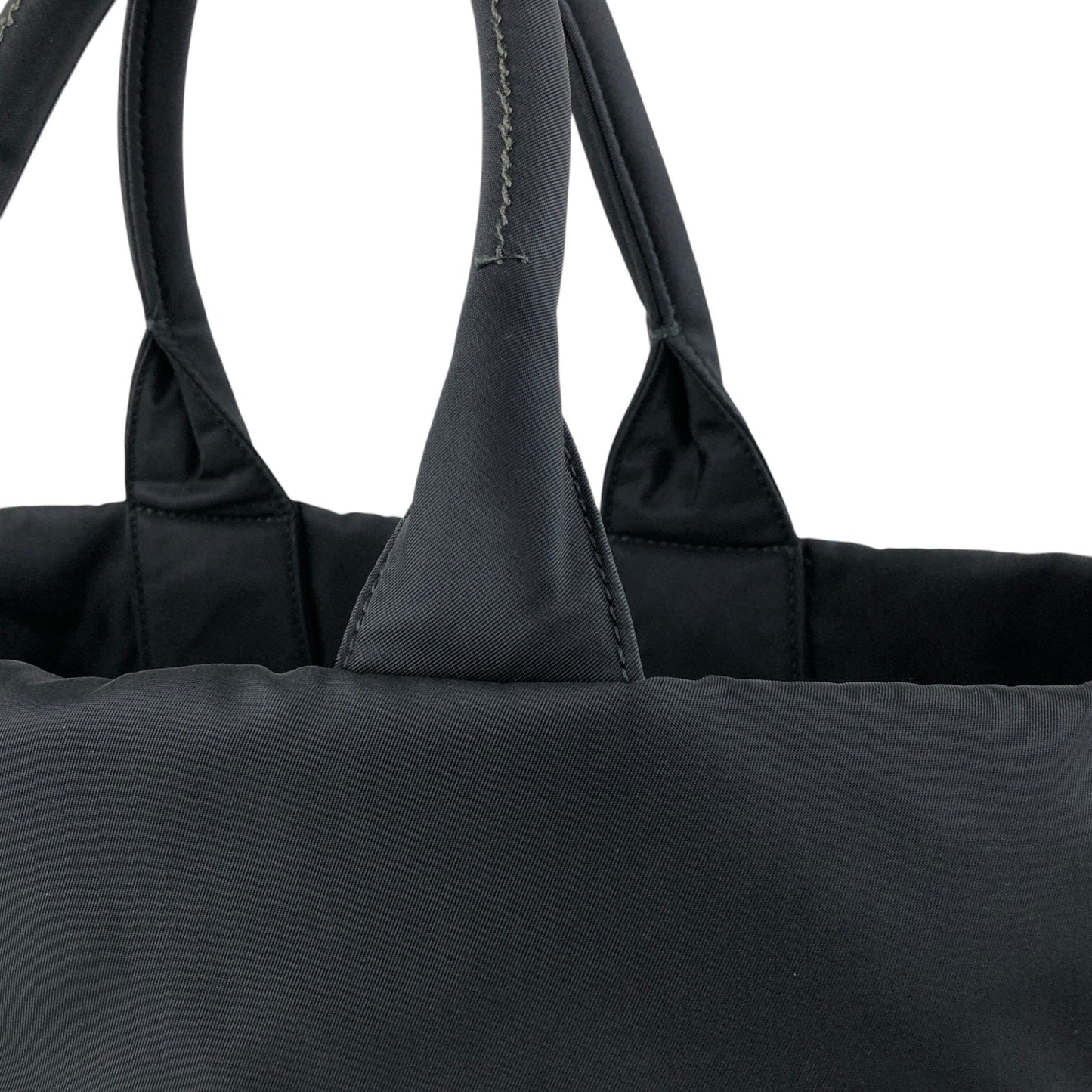 PRADA Tessuto Triangle Logo Two-way Handbag Shoulder bag Black BN1959 Vintage 3tmht8