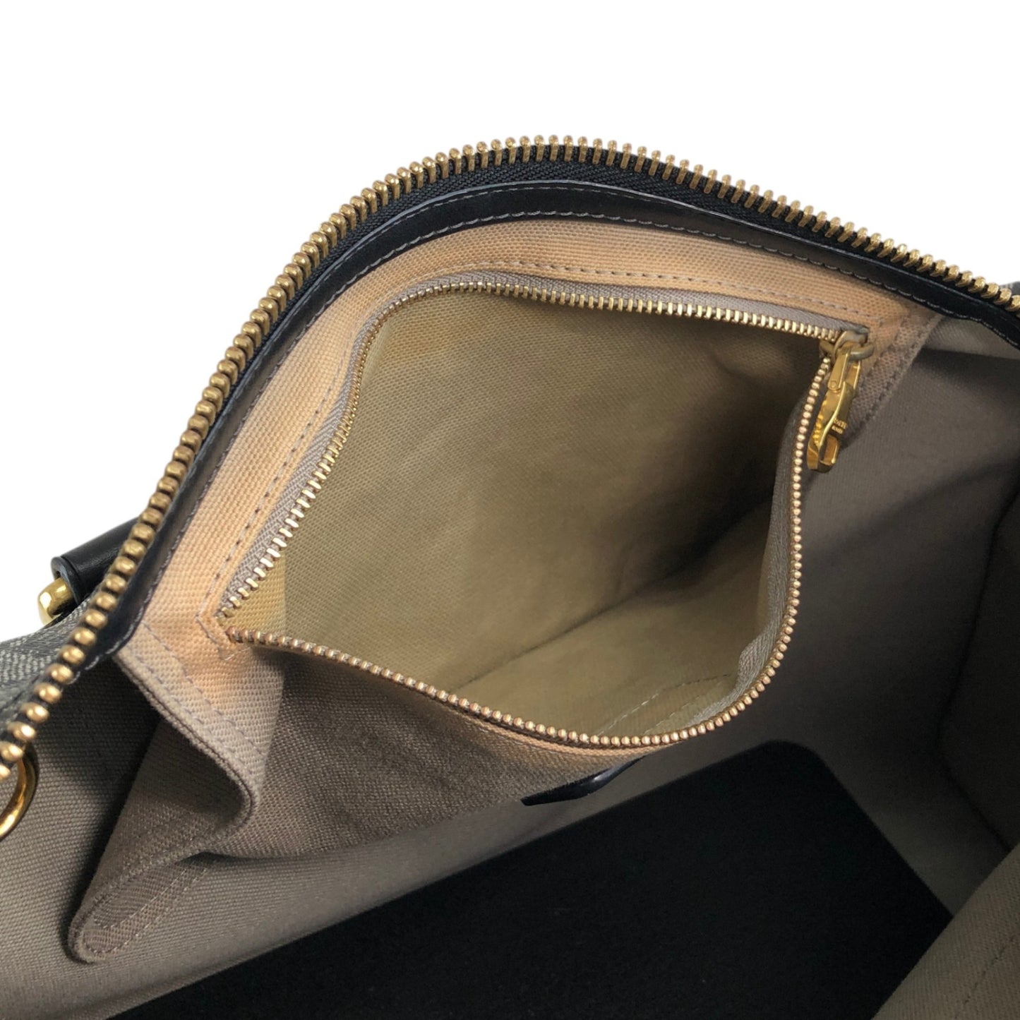 LOEWE Anagram Small Boston bag Handbag Gray Vintage hp67iy
