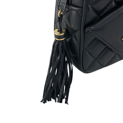GIVENCHY Logo Chain Shoulder bag Black Vintage nrau2r