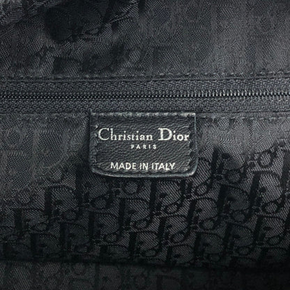 Christian Dior D Motif Small Boston bag Handbag Black Vintage pi6nvd