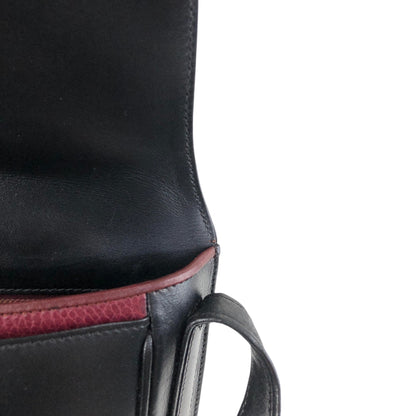 Cartier Logo Trinity Shoulder bag Black Vintage j72pji