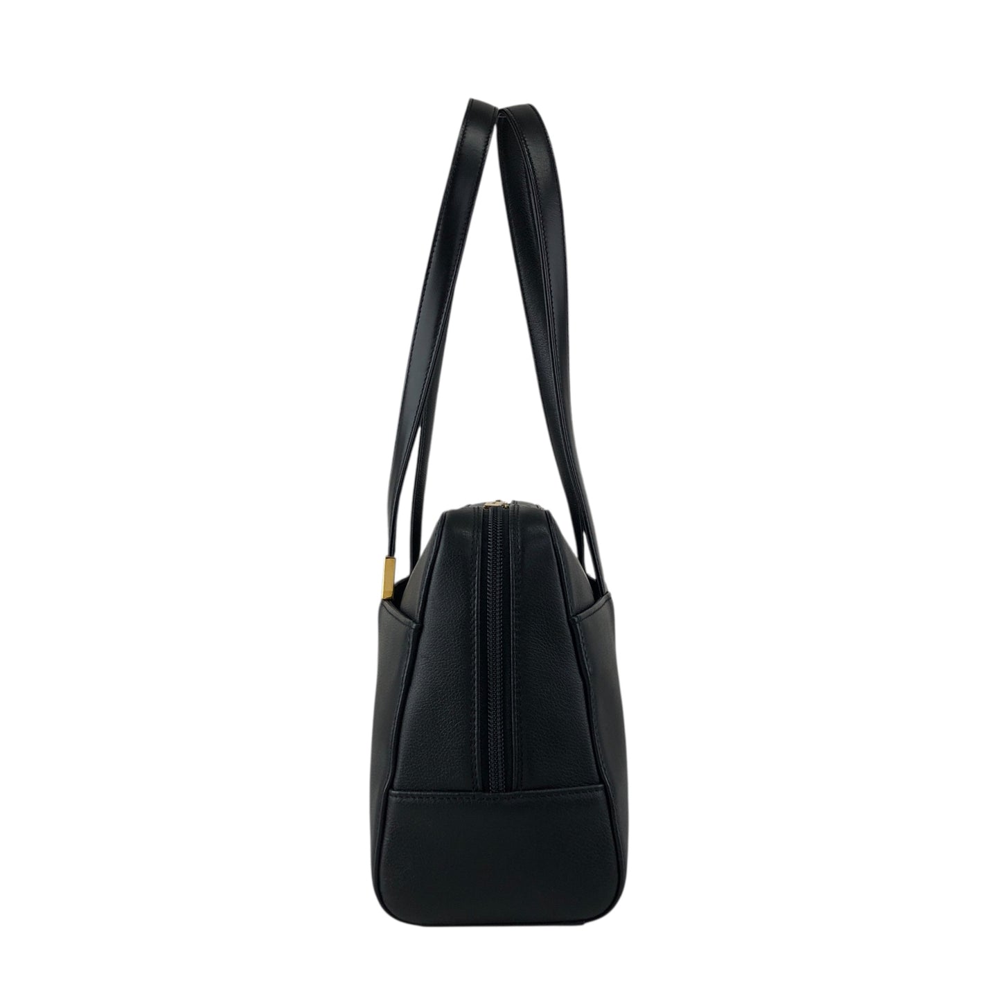 BURBERRY Logo Totebag Black Vintage y6x2fb