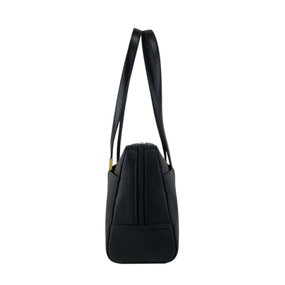 BURBERRY Logo Totebag Black Vintage y6x2fb