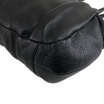 PRADA Logo Two-way Handbag Shoulder bag Black Vintage beb8nm