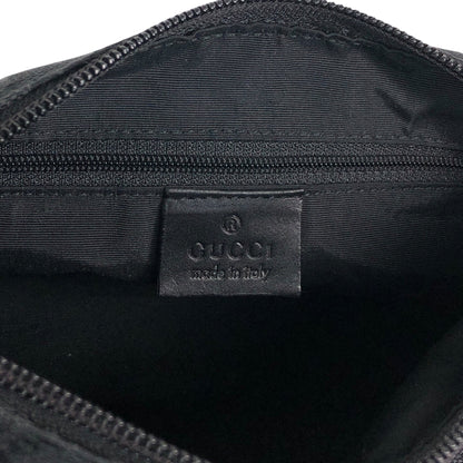 GUCCI GG Canvas Shoulder bag Black Vintage xi6jhz