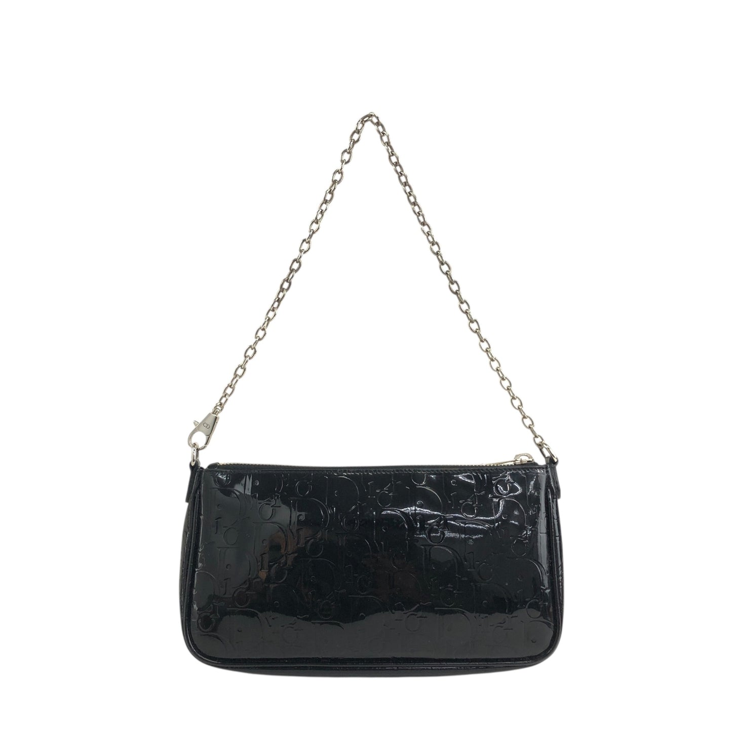 Christian Dior Trotter Small Chain Handbag Black Vintage 5zy6xf