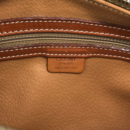 CELINE Macadam Blason Shoulder bag Brown Vintage us8d3n