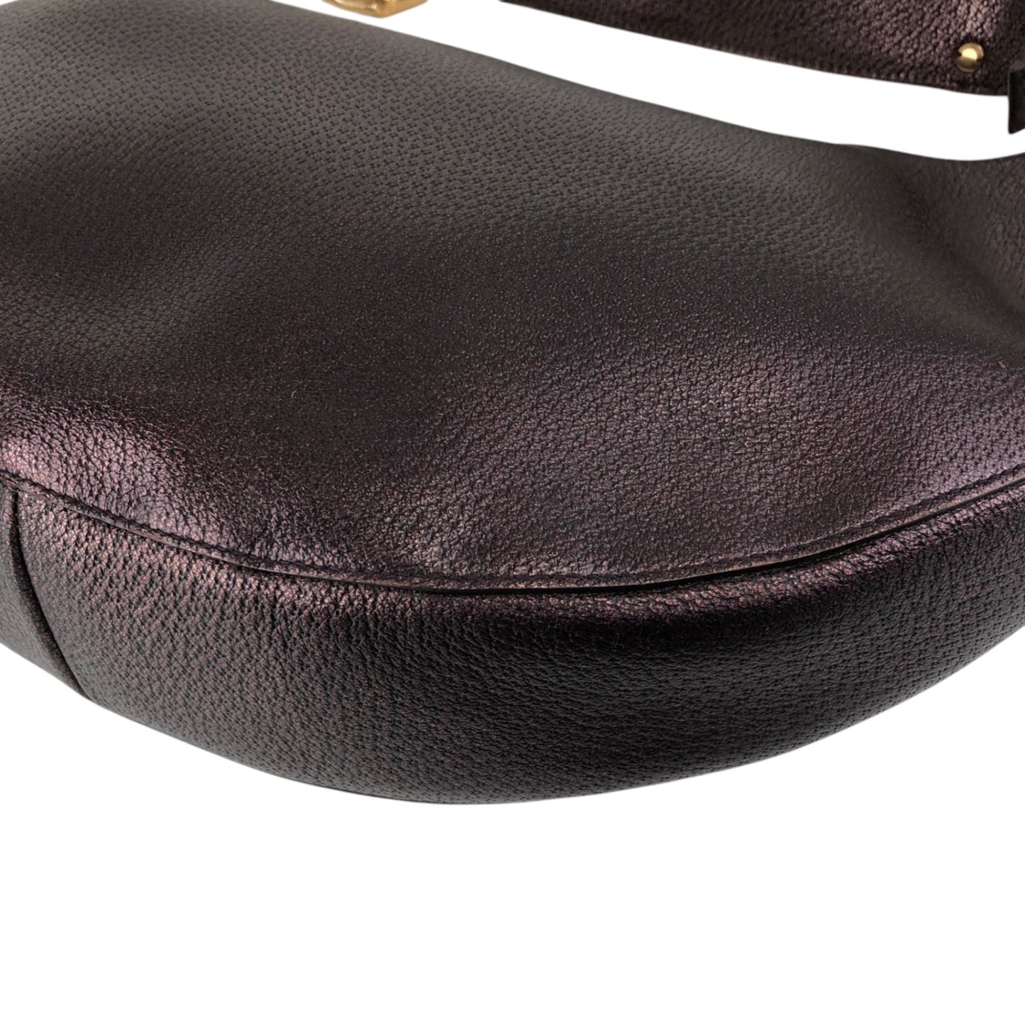 GUCCI Logo Shoulder bag Bordeaux Vintage wjm7n2