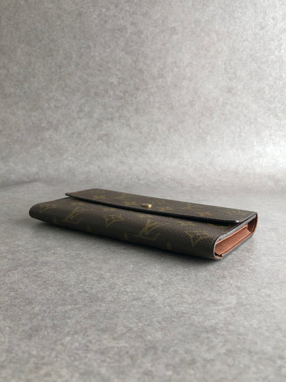 LOUIS VUITTON Monogram Long Wallet Brown M61215 Vintage nm2cm2