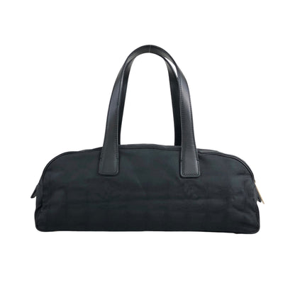 CHANEL New Travel Line Handbag Black Vintage x2dwvn