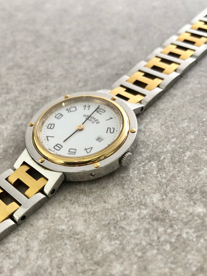 HERMES Watch Gold×Silver Vintage gmrz5y