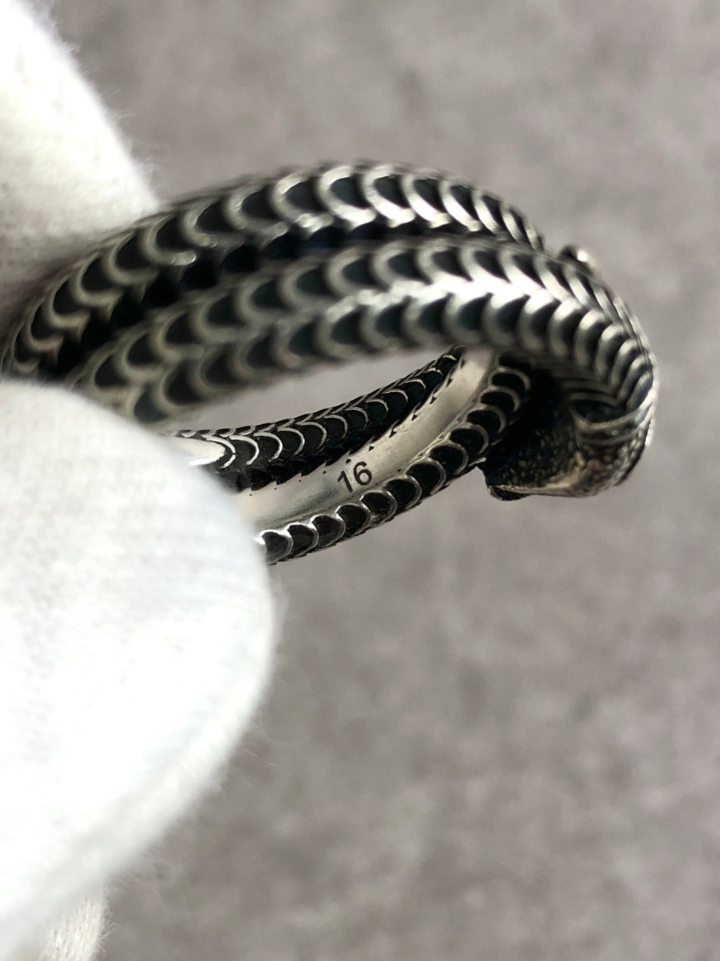 GUCCI Ring Silver SILVER925 Vintage 8mu7yj